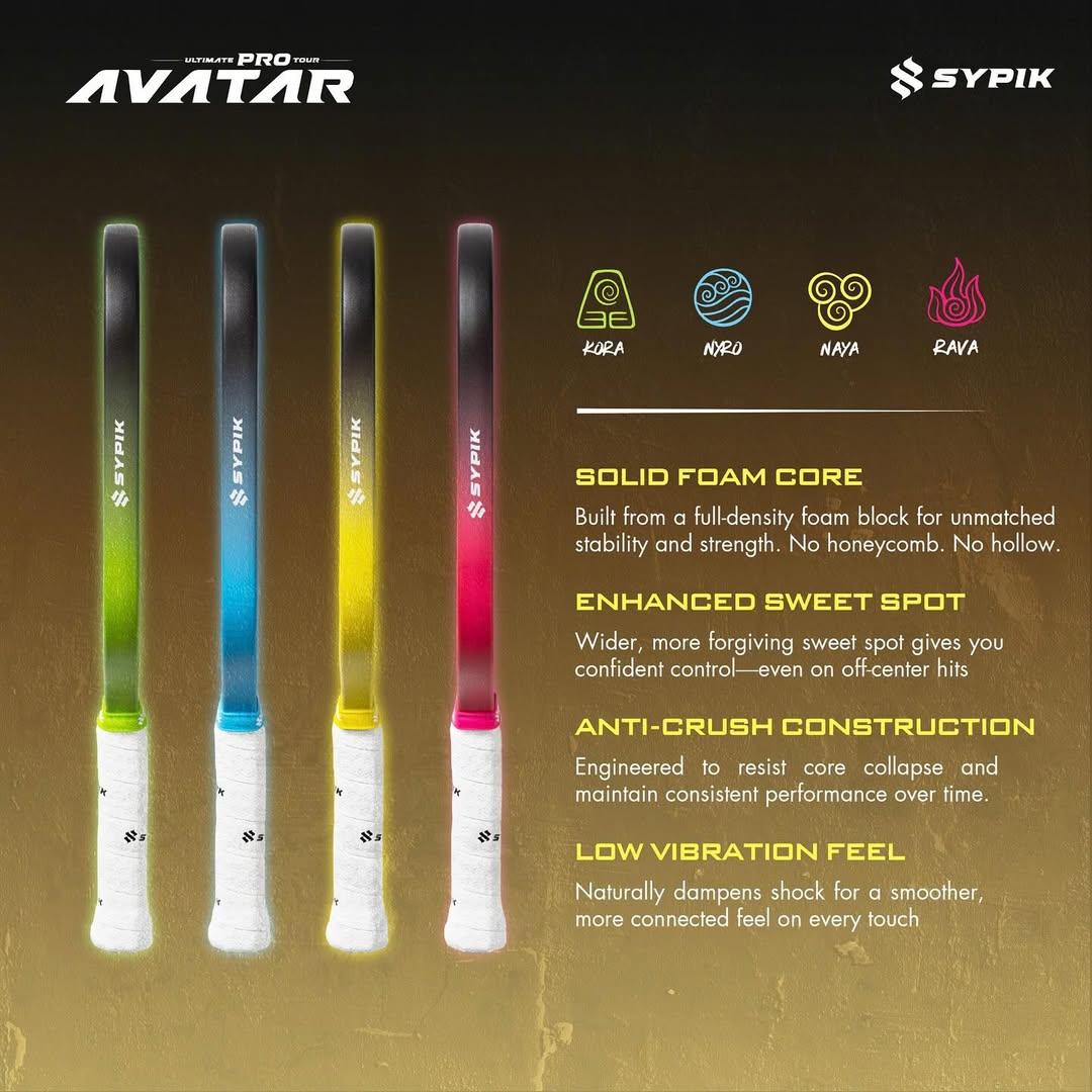 SYPIK AVATAR PRO TOUR 16MM (Pickle Ball Paddle)