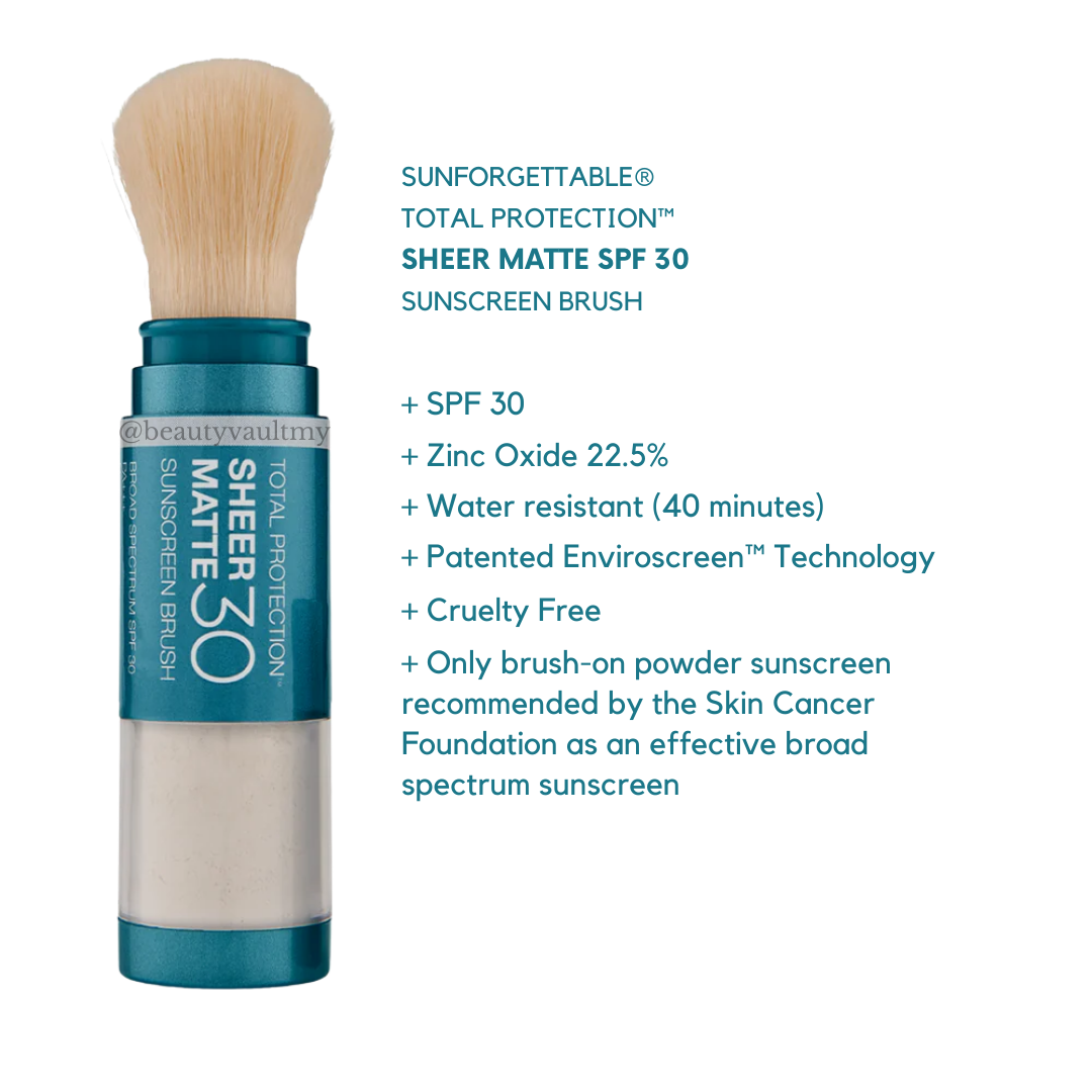 Sunforgettable Total Protection Sheer Matte SPF 30 Sunscreen Brush