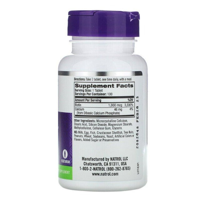 Biotin Beauty 1,000mcg