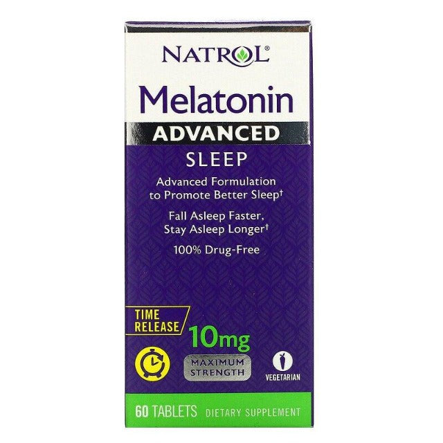 Melatonin Advanced Sleep Time Release 10mg